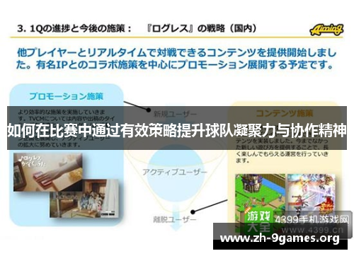 如何在比赛中通过有效策略提升球队凝聚力与协作精神